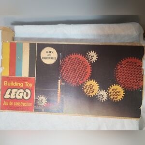 EGO Building Gears Set in Red, Yellow and Beige